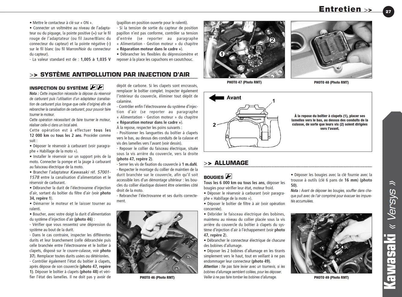 Honda CB 600 F Hornet (2007 - 2008) - Kawasaki Versys 650 (2007 - 2008) - Revue Technique