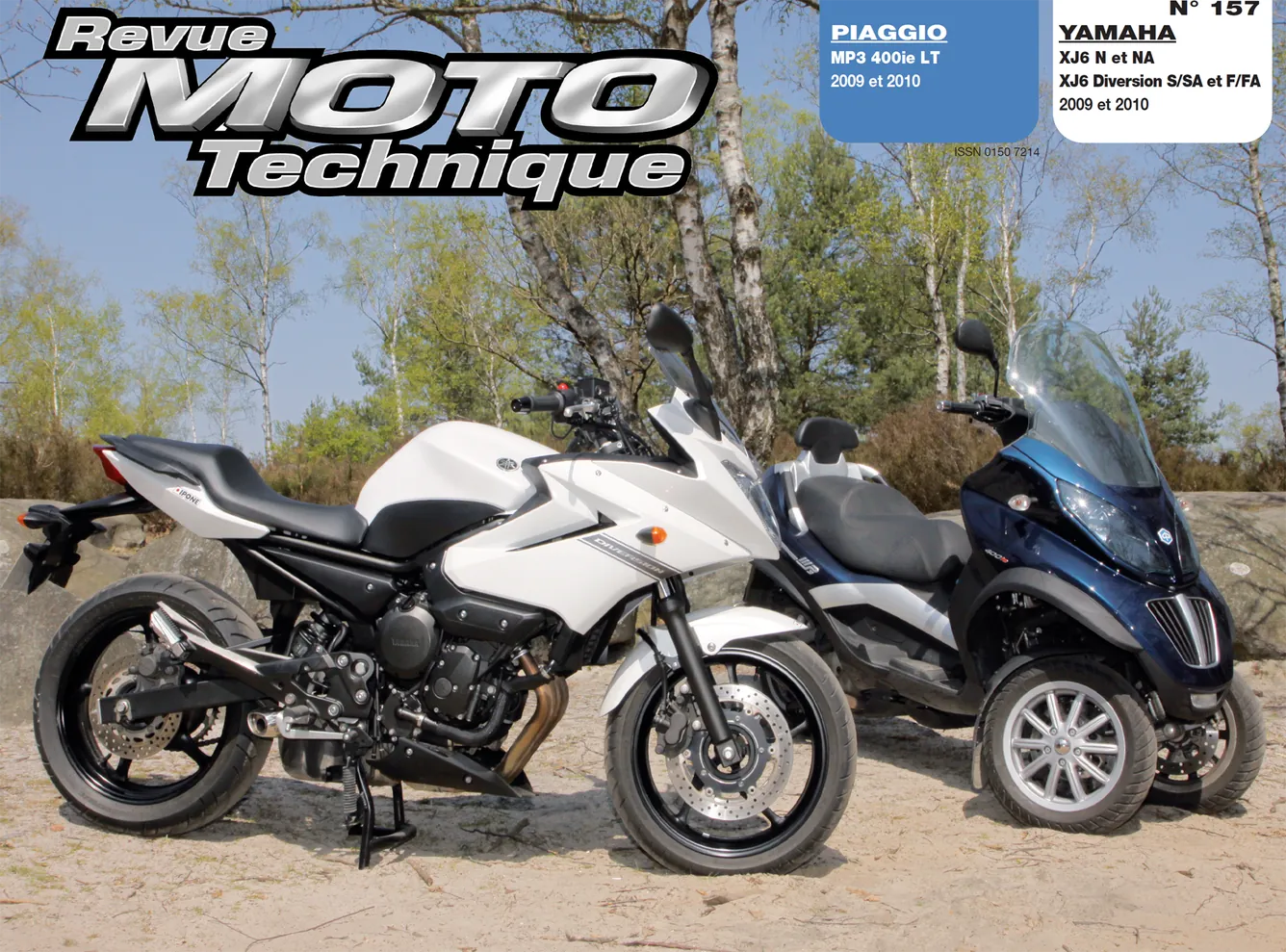 Yamaha XJ6 N et Diversion (2009 - 2010) - Piaggio MP3 400ie LT (2008 - 2010) - Revue Technique