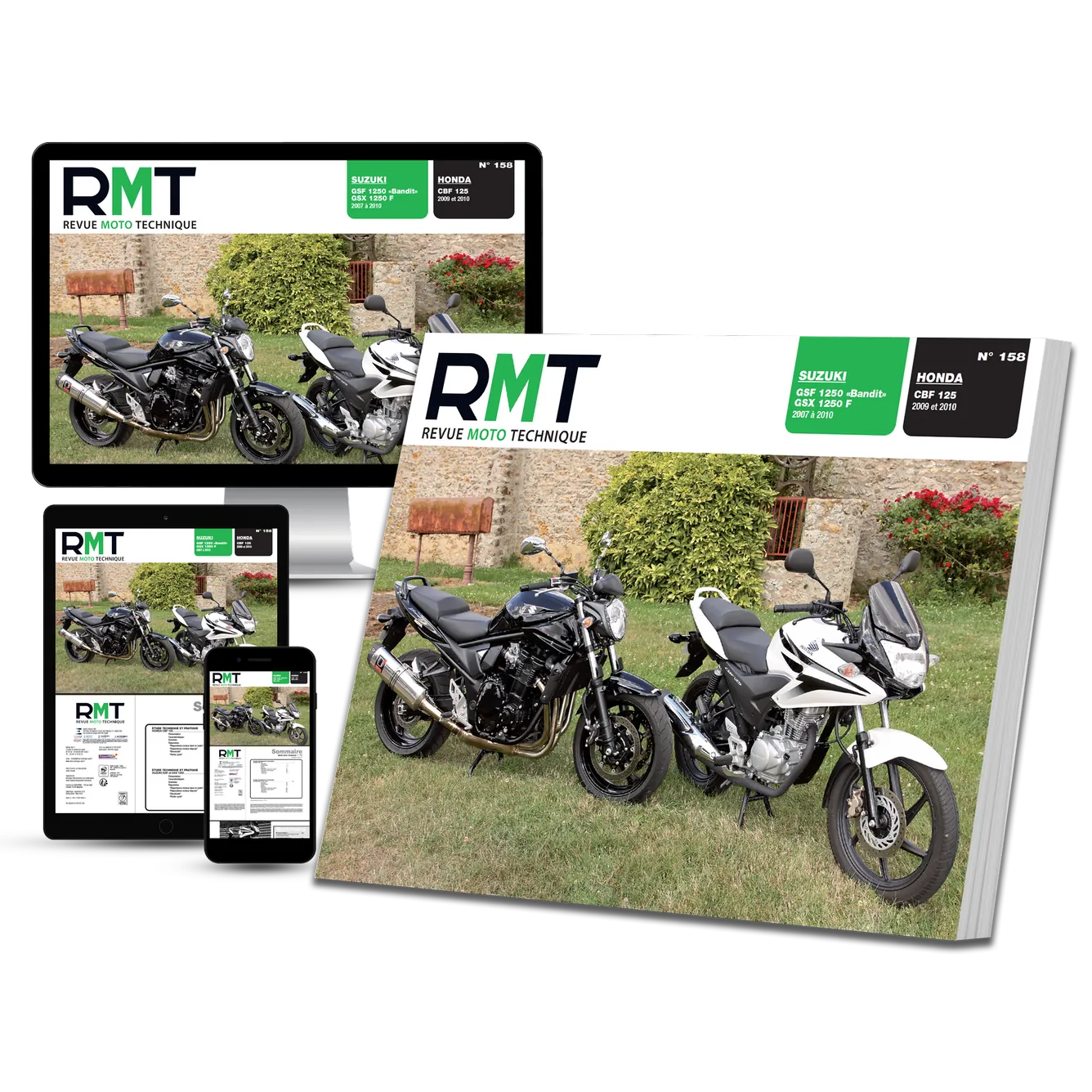 Honda CBF 125 (2009 - 2010) - Suzuki GSF Bandit / GSX 1250 (2007 - 2010) - Revue Technique