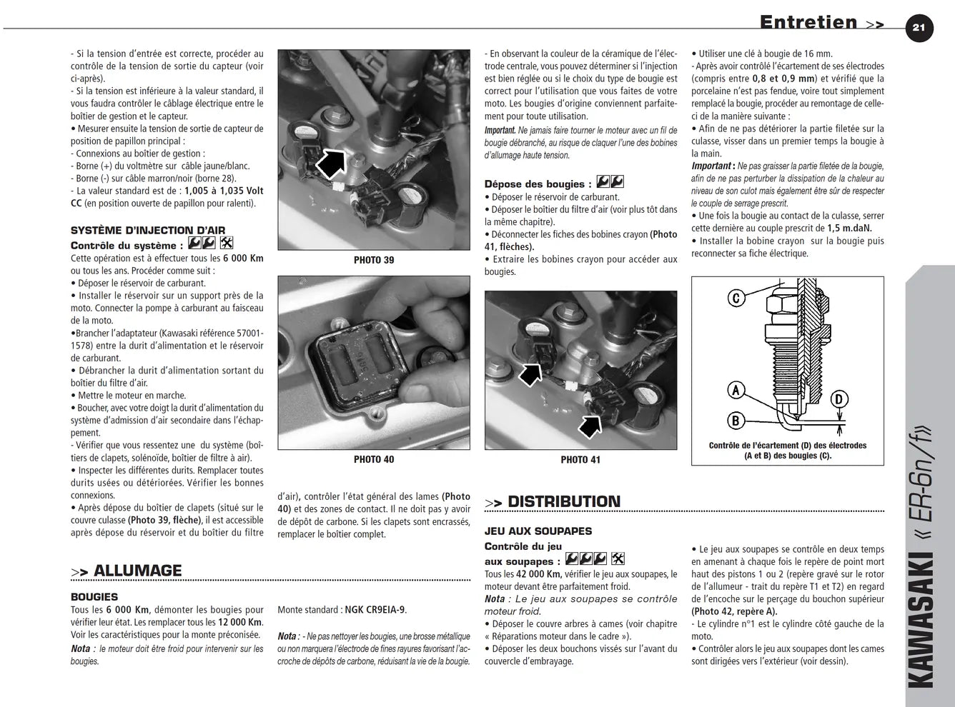 Suzuki GSR 750 (2011 - 2012) - Kawasaki ER-6 N/F (2009 - 2011) - Revue Technique