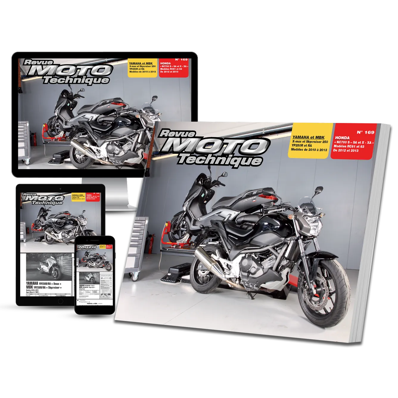 MBK SkyCruiser et Yamaha X-Max 250 (2010 - 2013) - Honda NC 700 S et X (2012 - 2013) - Revue Technique