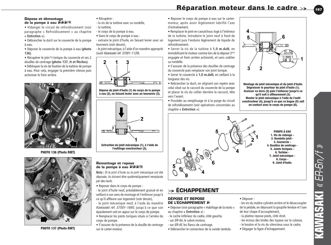 Honda CB / CBR 500 (2013 - 2014) - Kawasaki ER-6n/f 650 (2012 - 2014) - Revue Technique