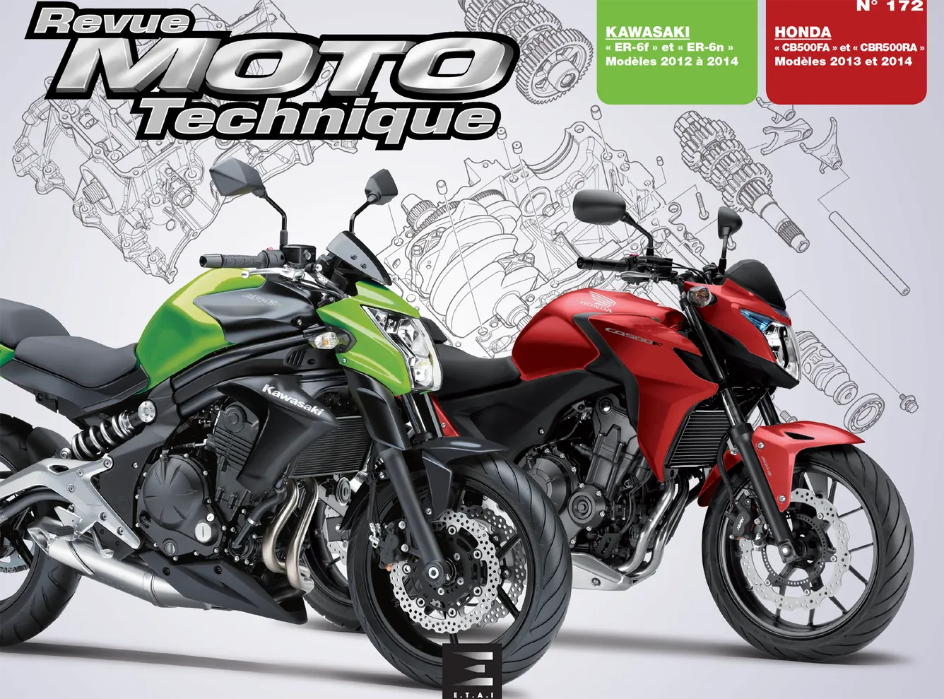 Honda CB / CBR 500 (2013 - 2014) - Kawasaki ER-6n/f 650 (2012 - 2014) - Revue Technique
