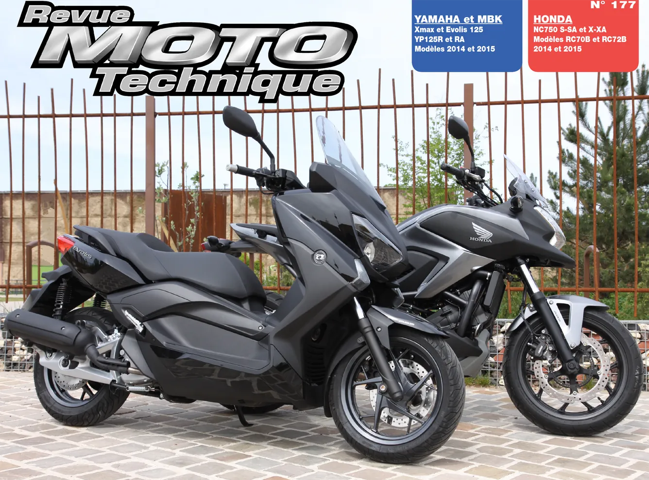 Honda NC750 (2014 - 2015) - Yamaha X-Max 125 (MBK Evolis) (2014 - 2015) - Revue Technique