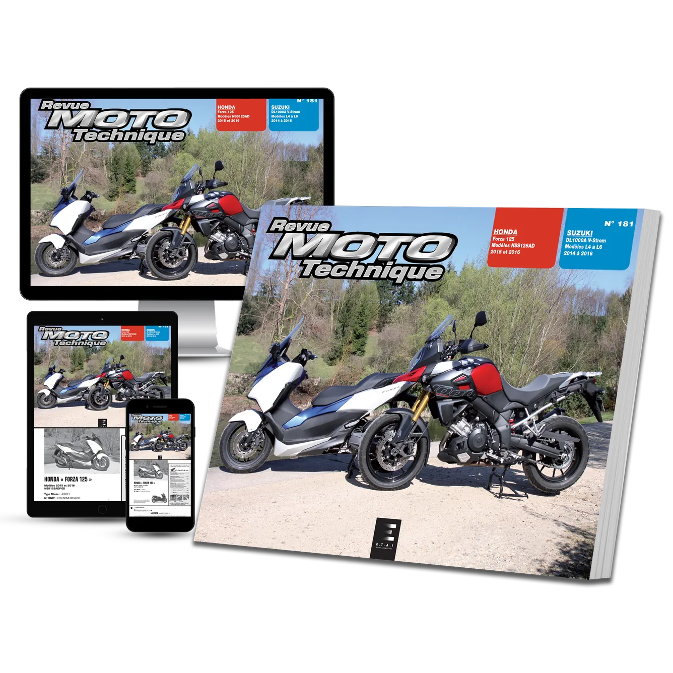 Honda Forza 125 (2015 - 2016) - Suzuki DL 1000 A V-Strom (2014 - 2016) - Revue Technique