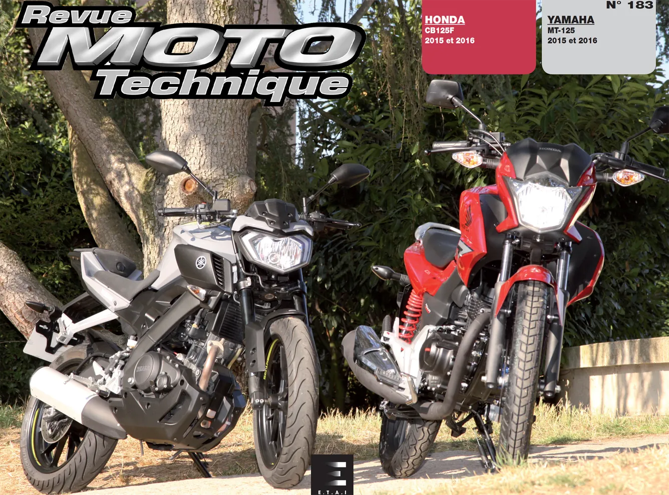 Yamaha MT-125 (2015 - 2016) - Honda CB 125 F (2015 - 2016) - Revue Technique
