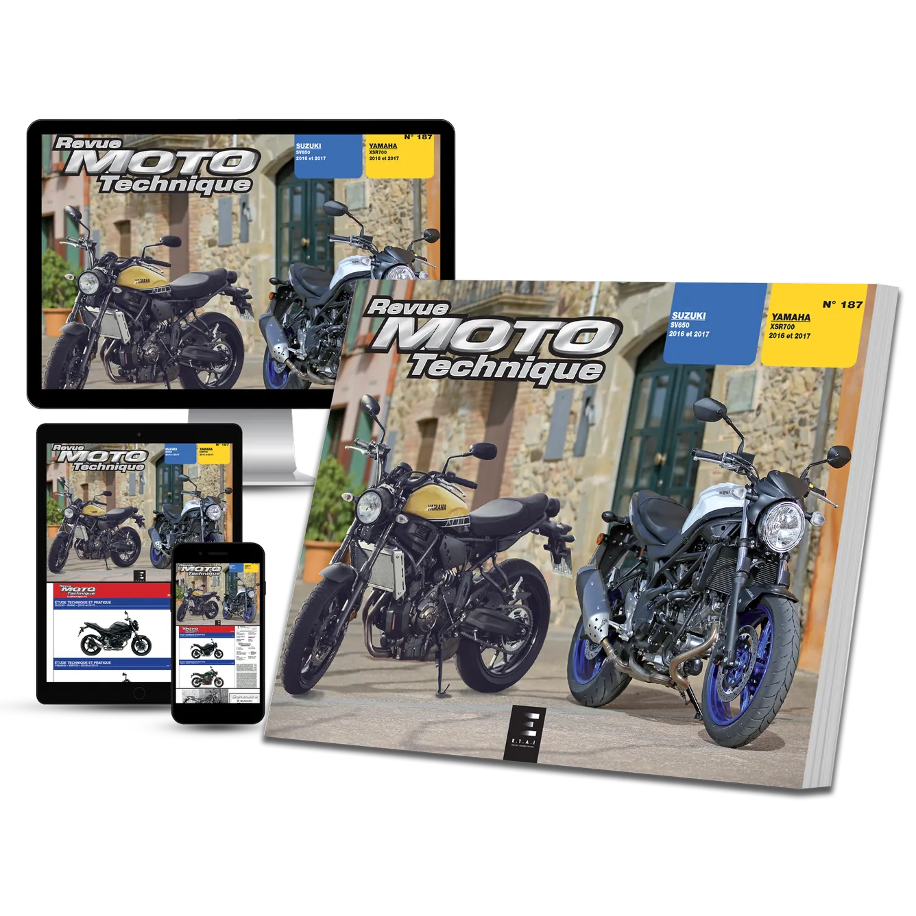 Yamaha XSR 700 (2016 - 2017) - Suzuki SV 650 (2016 - 2017) - Revue Technique