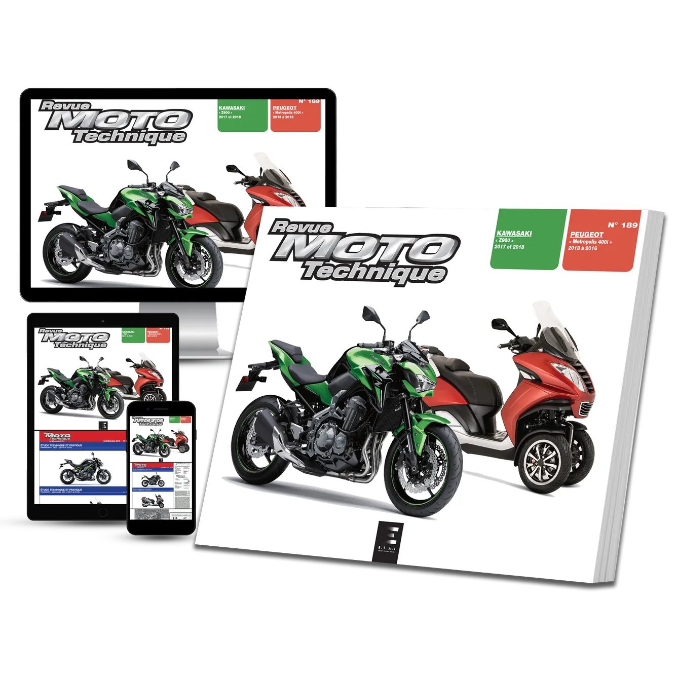 Peugeot Metropolis 400i (2013 - 2016) - Kawasaki Z 900 (2017 - 2018) - Revue Technique