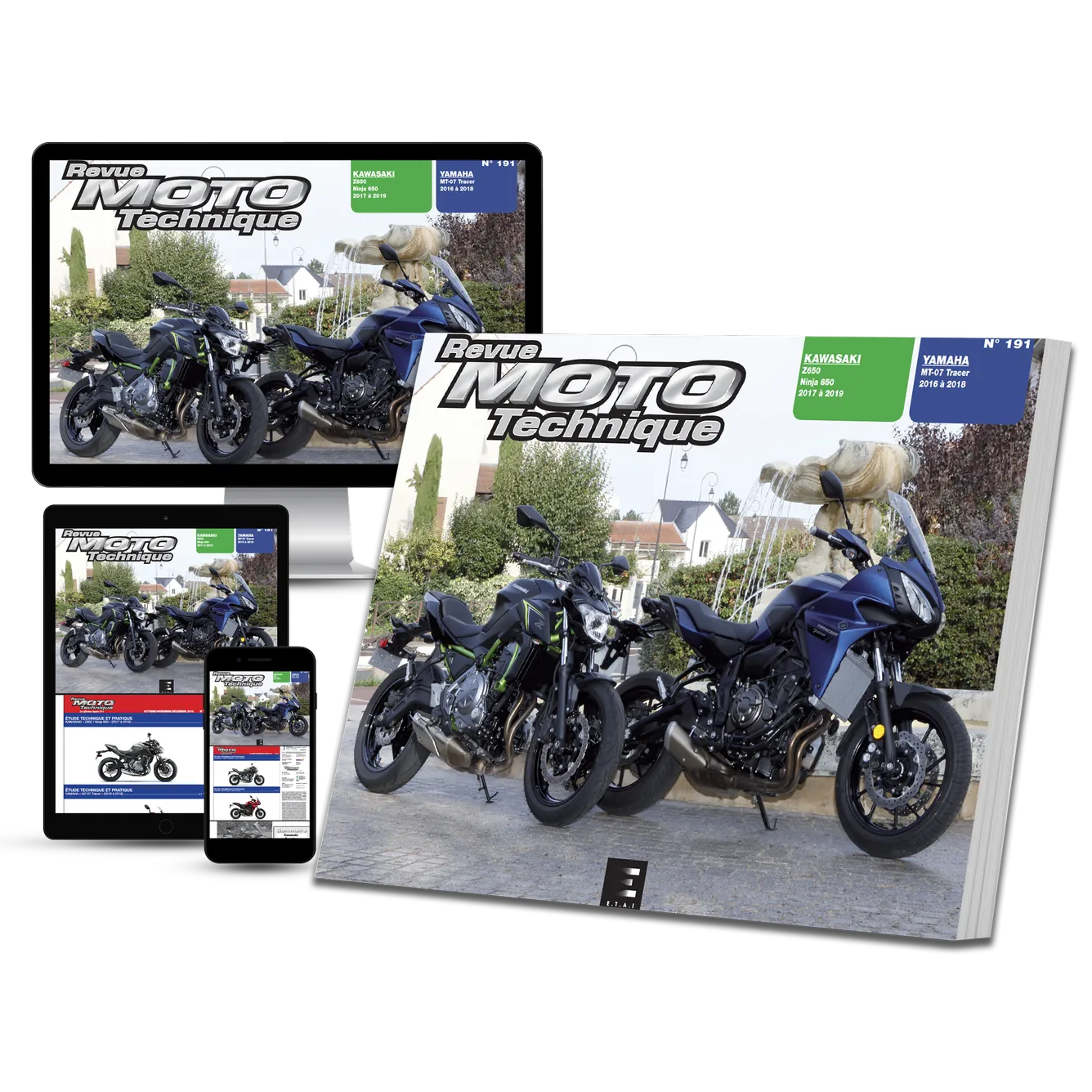 Kawasaki Z 650 (2017 - 2019) - Yamaha Tracer 700 (2016 - 2018) - Revue Technique