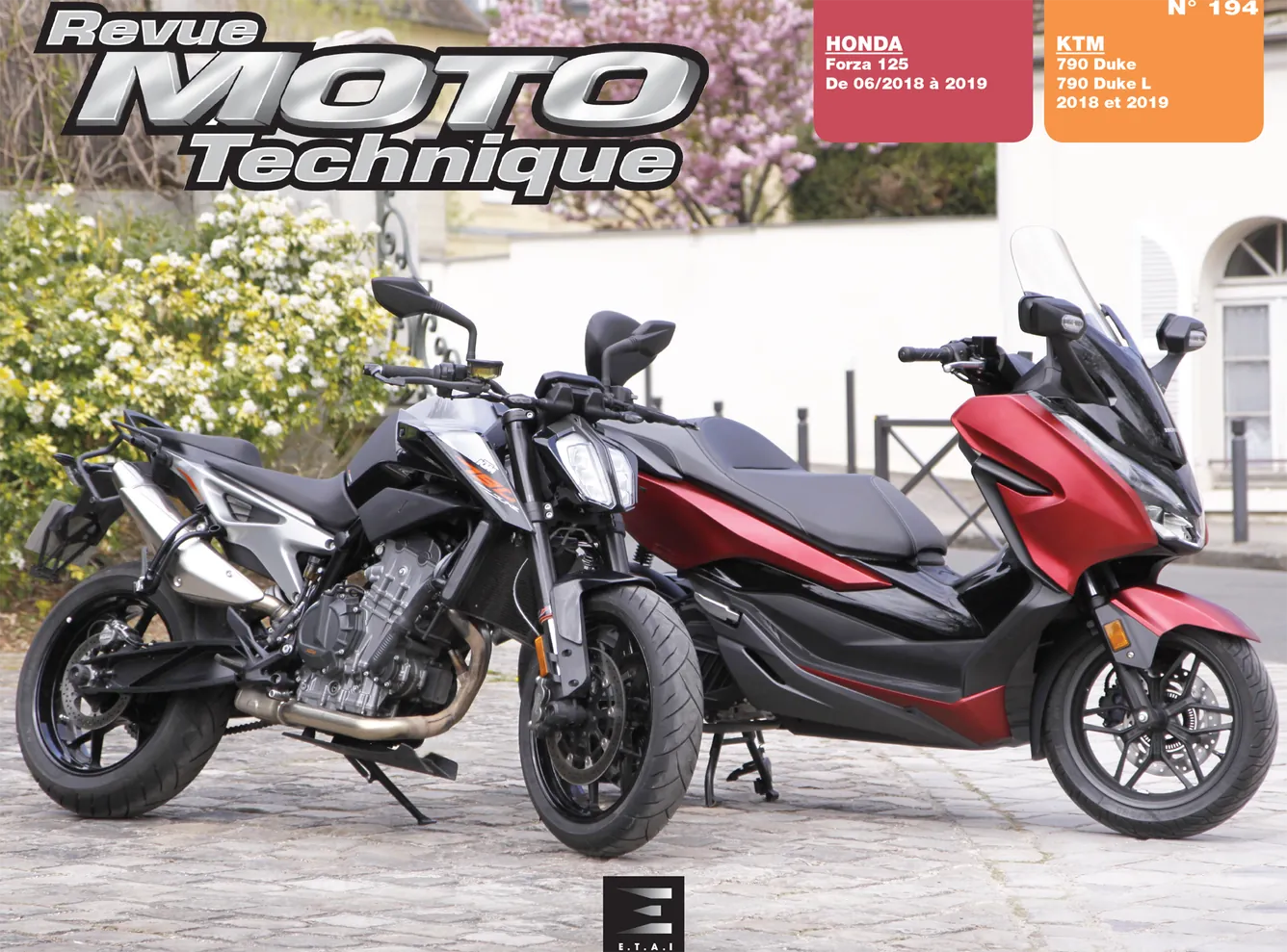 Honda Forza 125 (2018 - 2019) - KTM 790 Duke (2018 - 2019) - Revue Technique