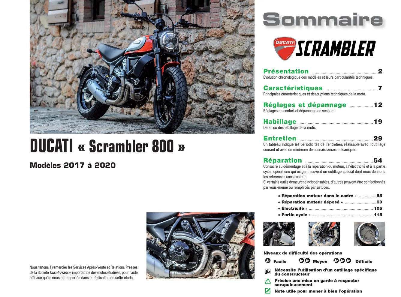 Ducati Scrambler 800 (2017 - 2020) - Revue Technique
