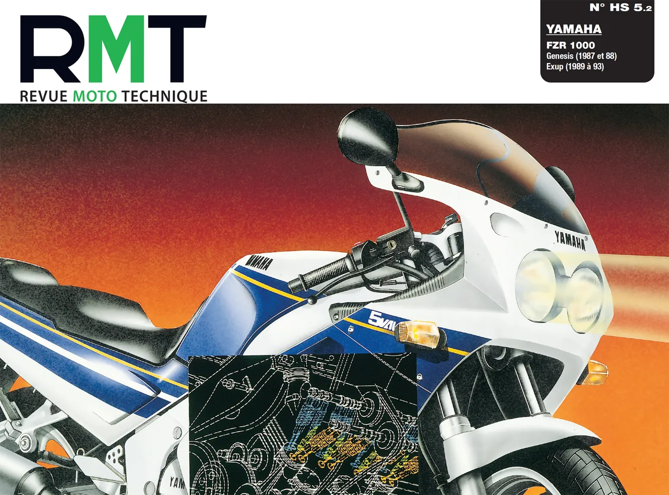 Yamaha FZR 1000 Genesis / Exup (1987 - 1993) - Revue Technique