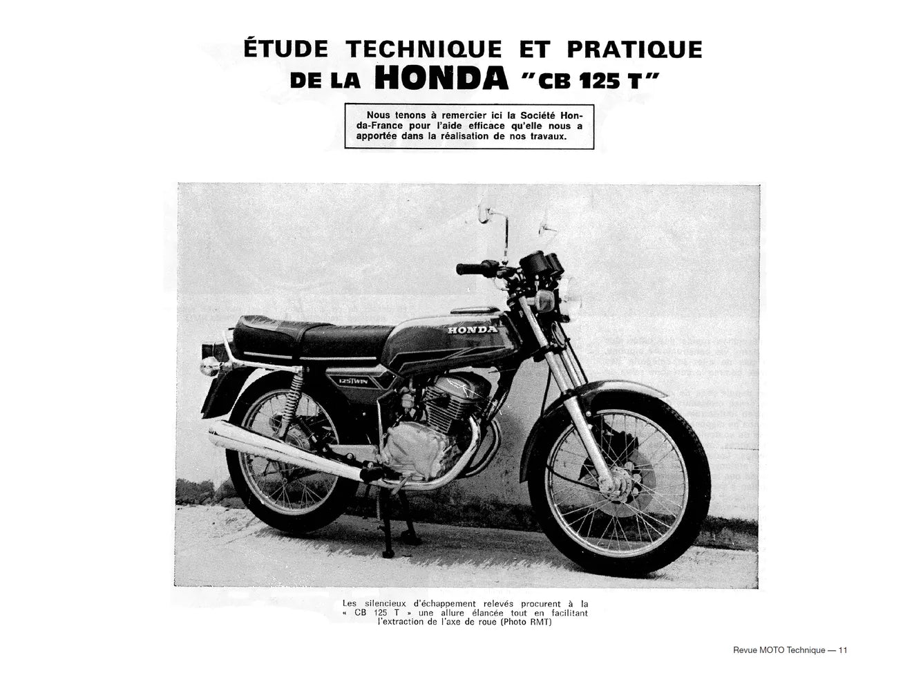 Honda CB 125 T (1977 - 1988) - Bultaco Lobito et Sherpa 125 / 250 / 350 (1973 - 1977)- Revue Technique