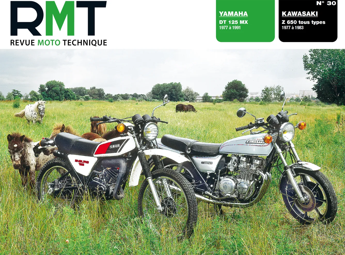 Yamaha DT 125 MX (1977 - 1991) - Kawasaki Z 650 (1977 - 1983) - Revue Technique