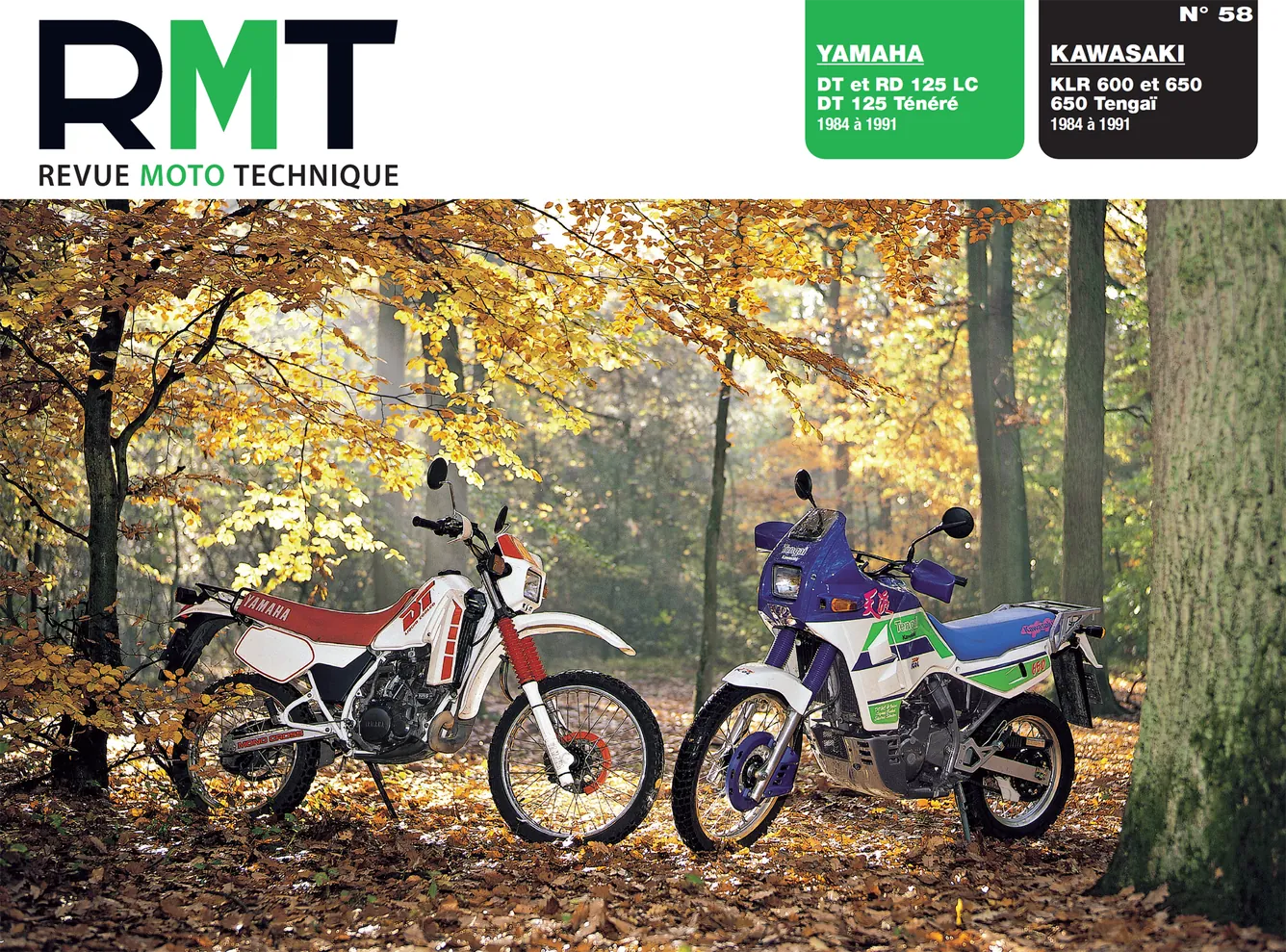 Yamaha DT / RD 125 (1984 - 1991) - Kawasaki KLR 600 / 650 (1984 - 1991) - Revue Technique