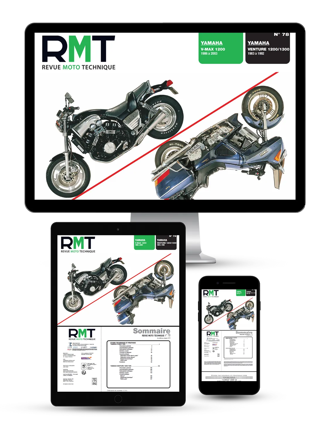 Yamaha VMX 12 V-XVZ 12T-TD Venturi - Revue Technique