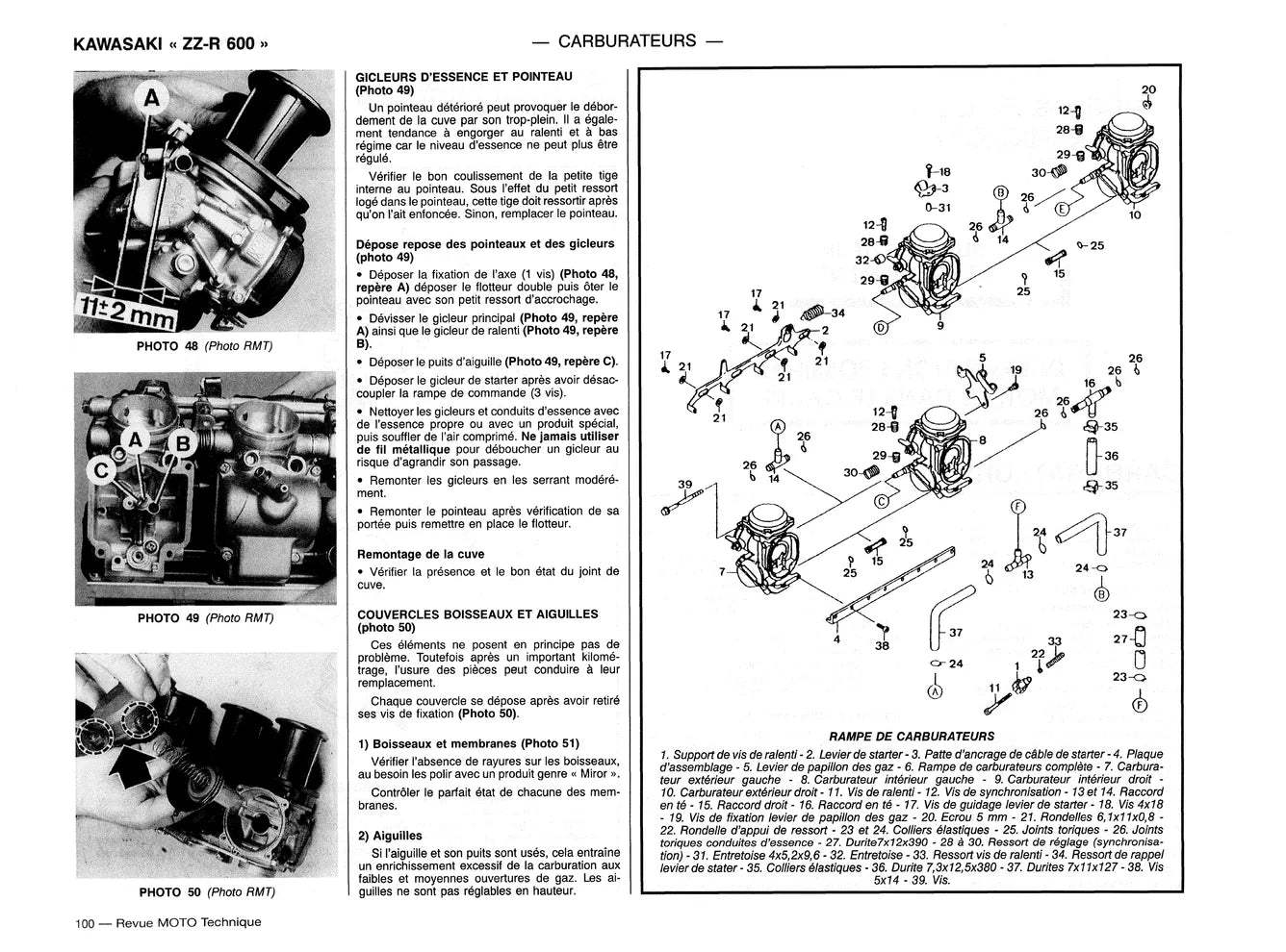 Kawasaki ZZ-R 600 (1990 - 2002) - Suzuki DR 350 (1990 - 1999) - Revue Technique