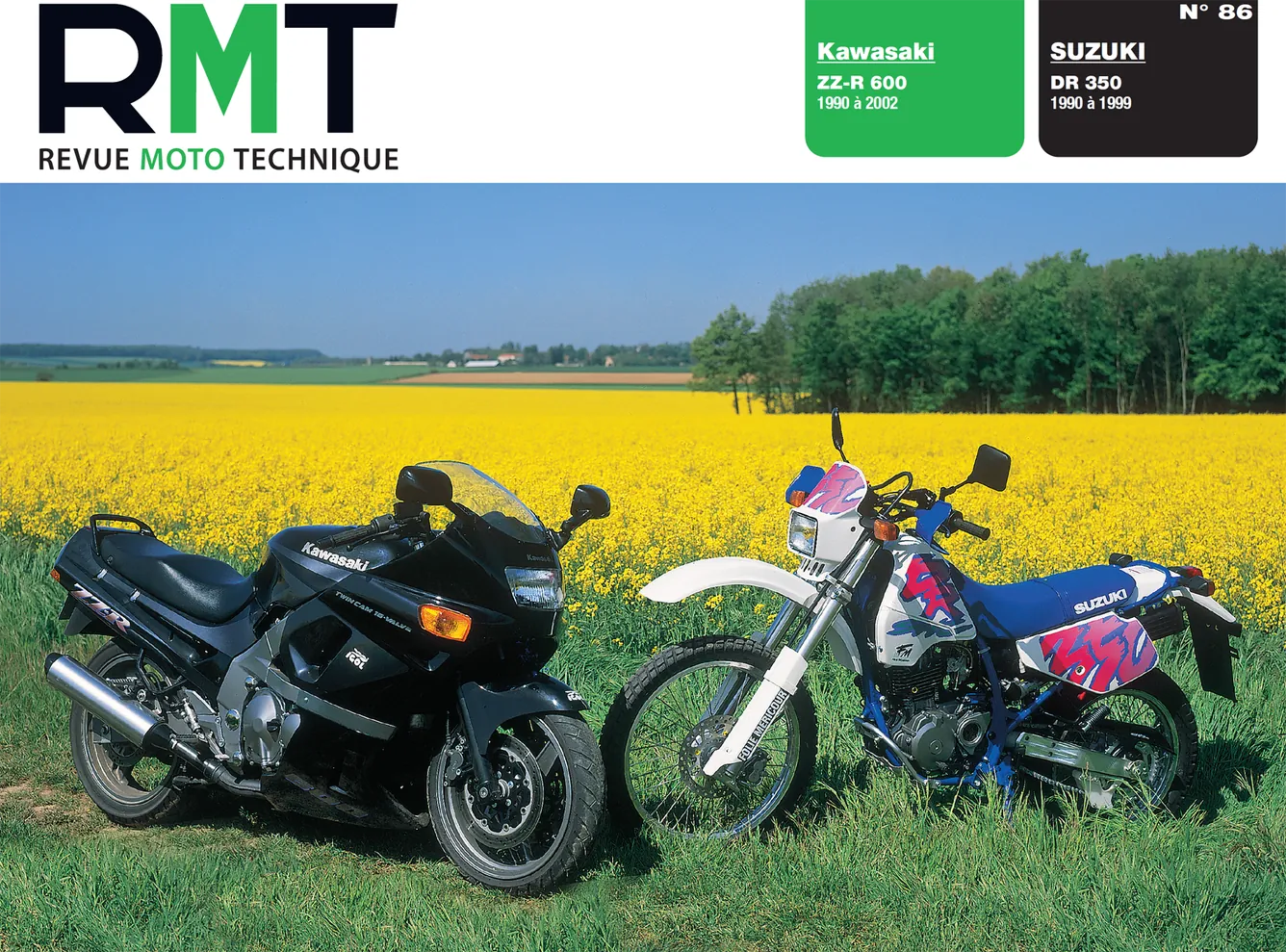 Kawasaki ZZ-R 600 (1990 - 2002) - Suzuki DR 350 (1990 - 1999) - Revue Technique