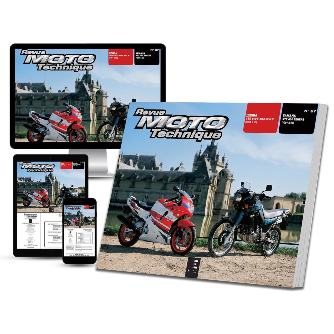 Honda CBR 600 F (1991 - 1998) - Yamaha XTZ 660 Ténéré (1991 - 1996) - Revue Technique