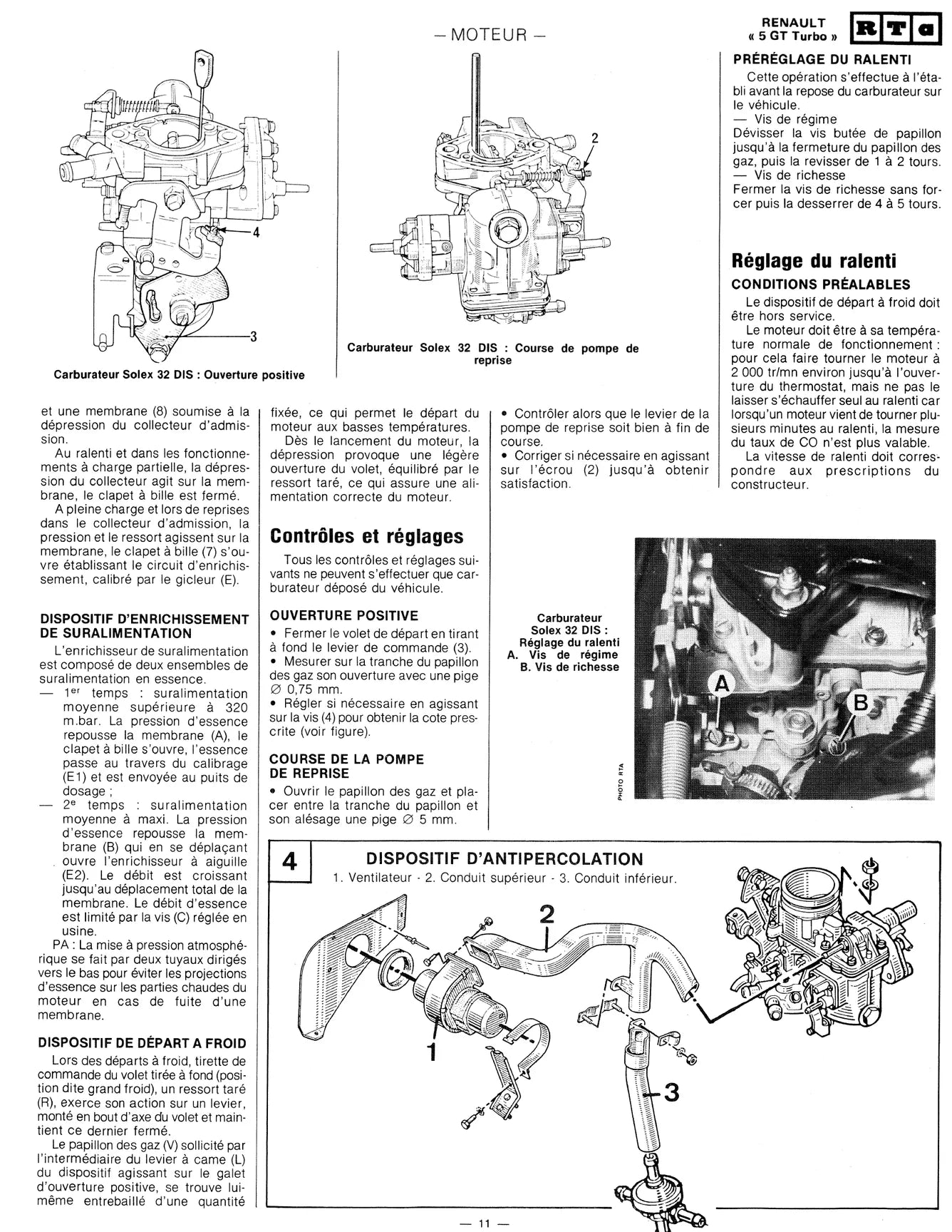 Renault 5 GT turbo (1984 - 1991) - Revue Technique