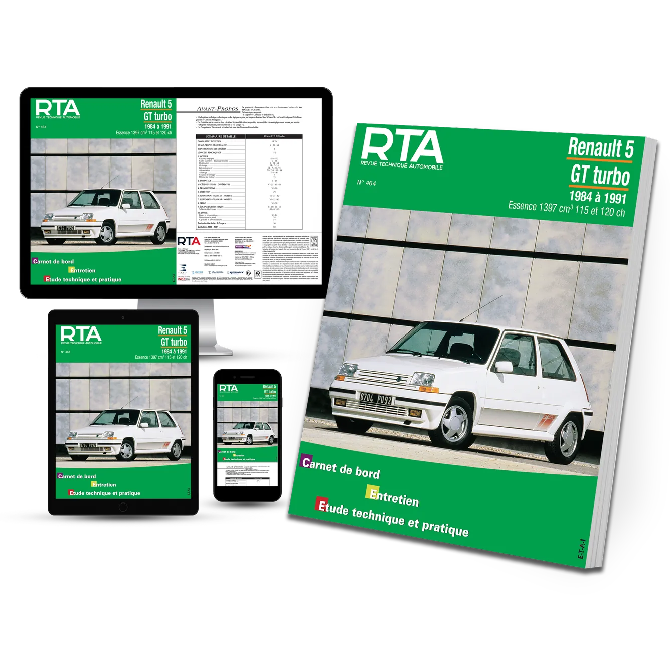 Renault 5 GT turbo (1984 - 1991) - Revue Technique