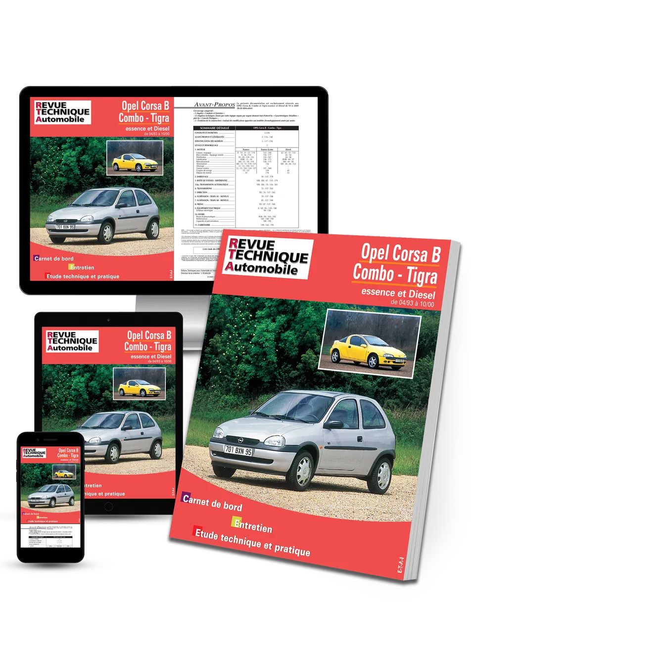 Opel Corsa II (B) / Combo / Tigra (1993 - 2000) - Revue Technique