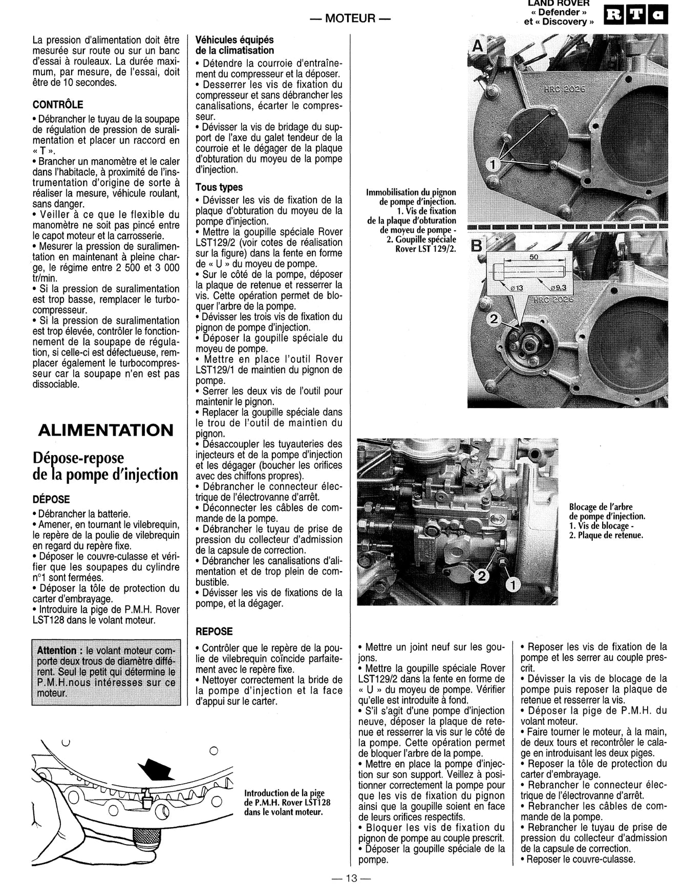 Land Rover Defender et Discovery I (1990 - 1998) - Revue Technique
