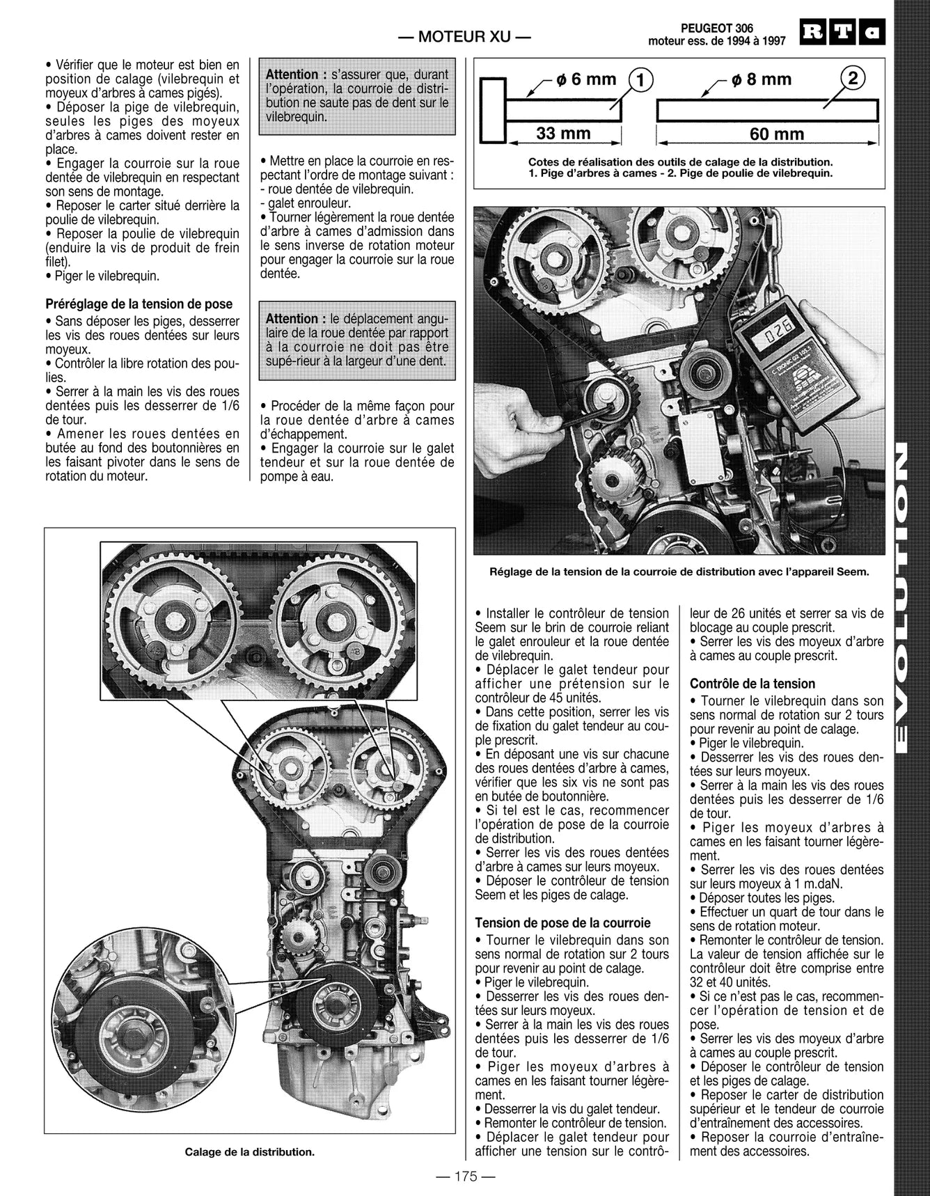 Peugeot 306 (1993 - 2000) essence - Revue Technique