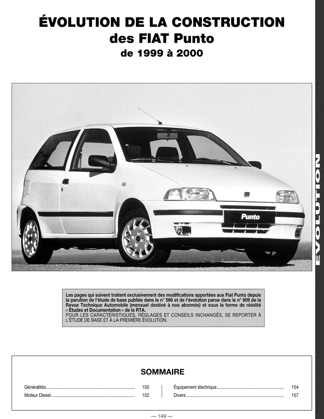 Fiat Punto I (1993 - 1999) - Revue Technique