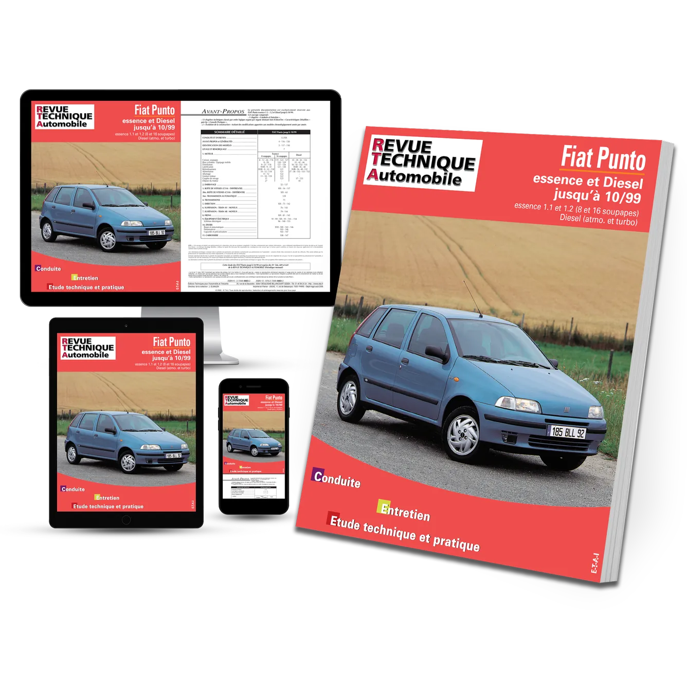 Fiat Punto I (1993 - 1999) - Revue Technique