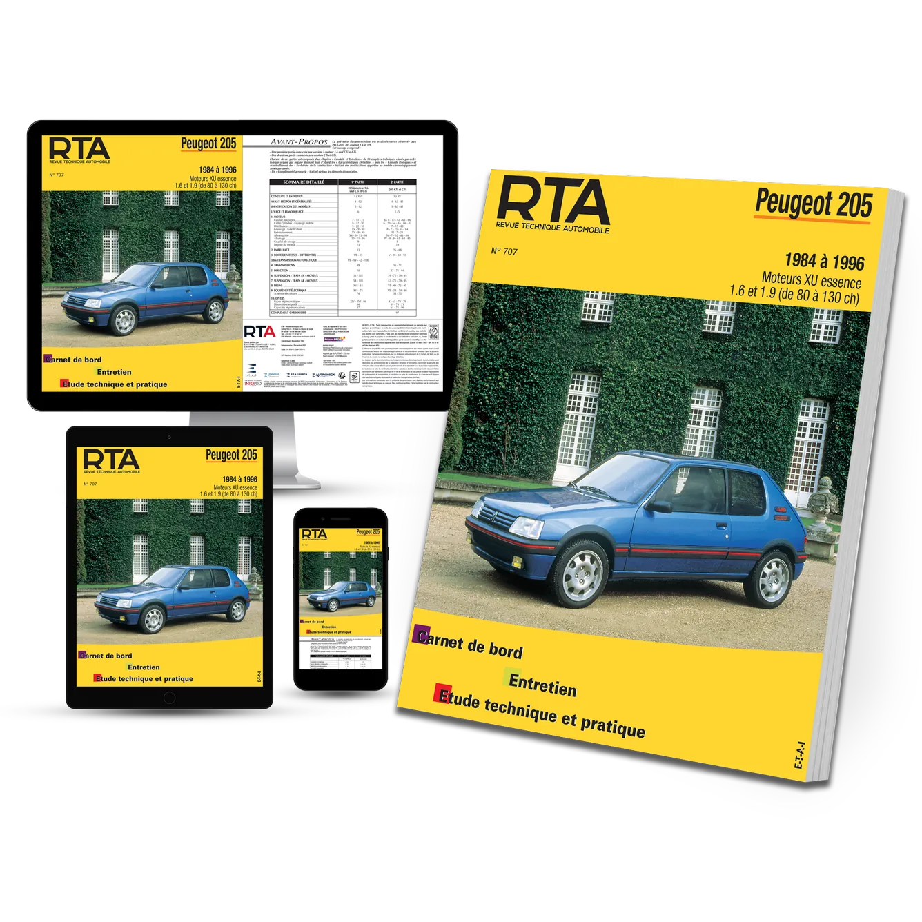 Peugeot 205 (1984 - 1996) 1.6 et 1.9 essence - Revue Technique