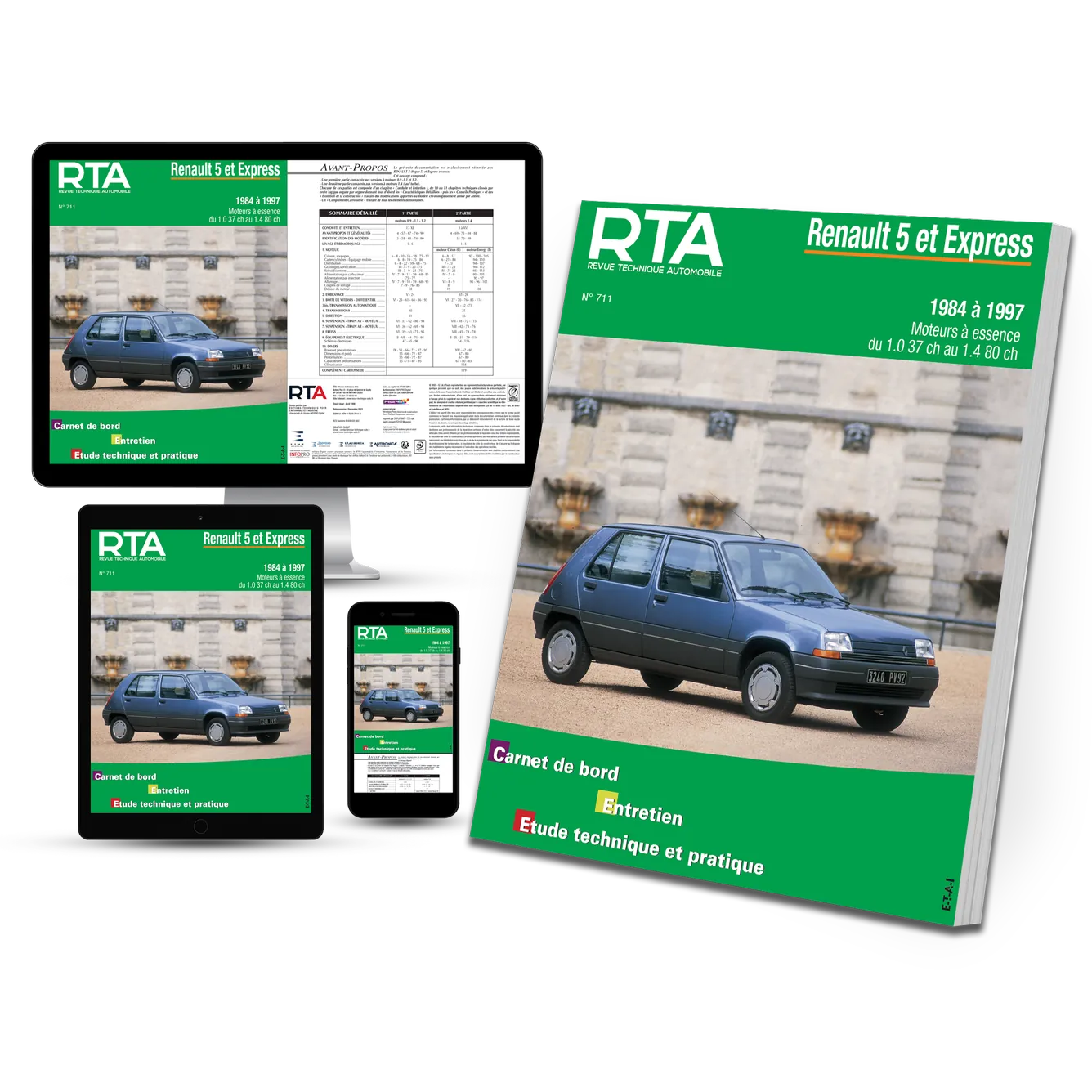 Renault 5 et Express (1984 - 1997) essence - Revue Technique