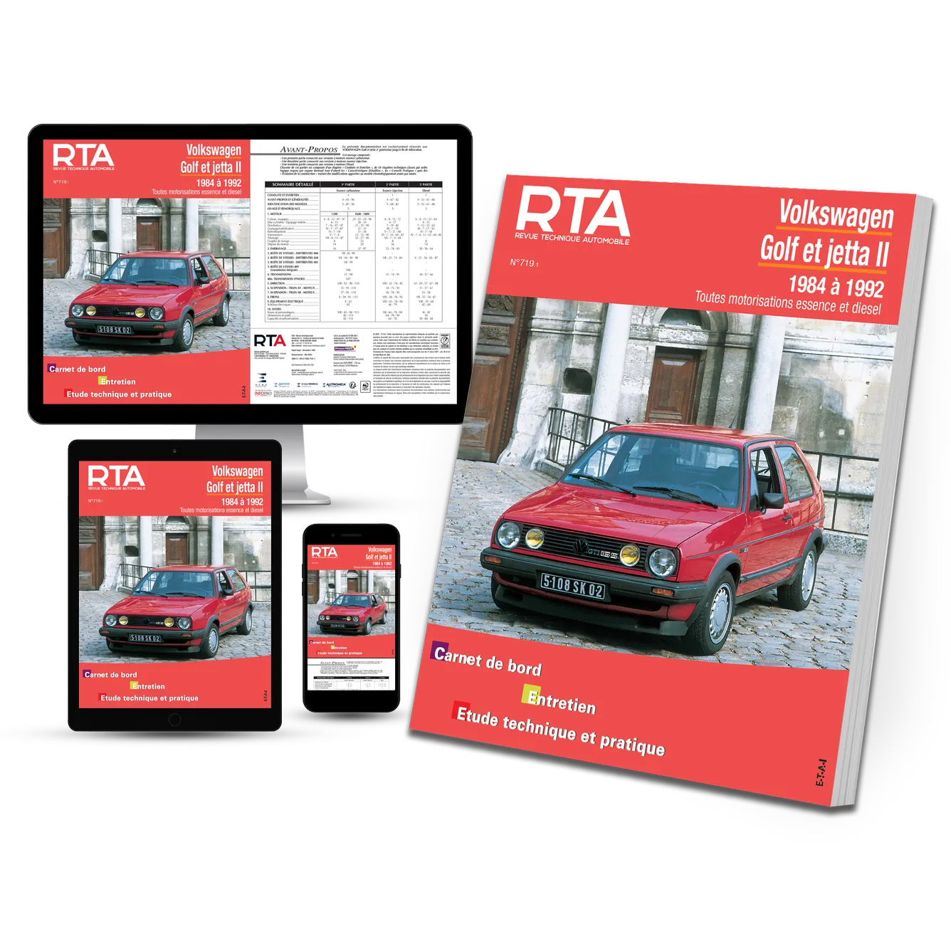 Volkswagen Golf et Jetta II (1984 - 1992) - Revue Technique