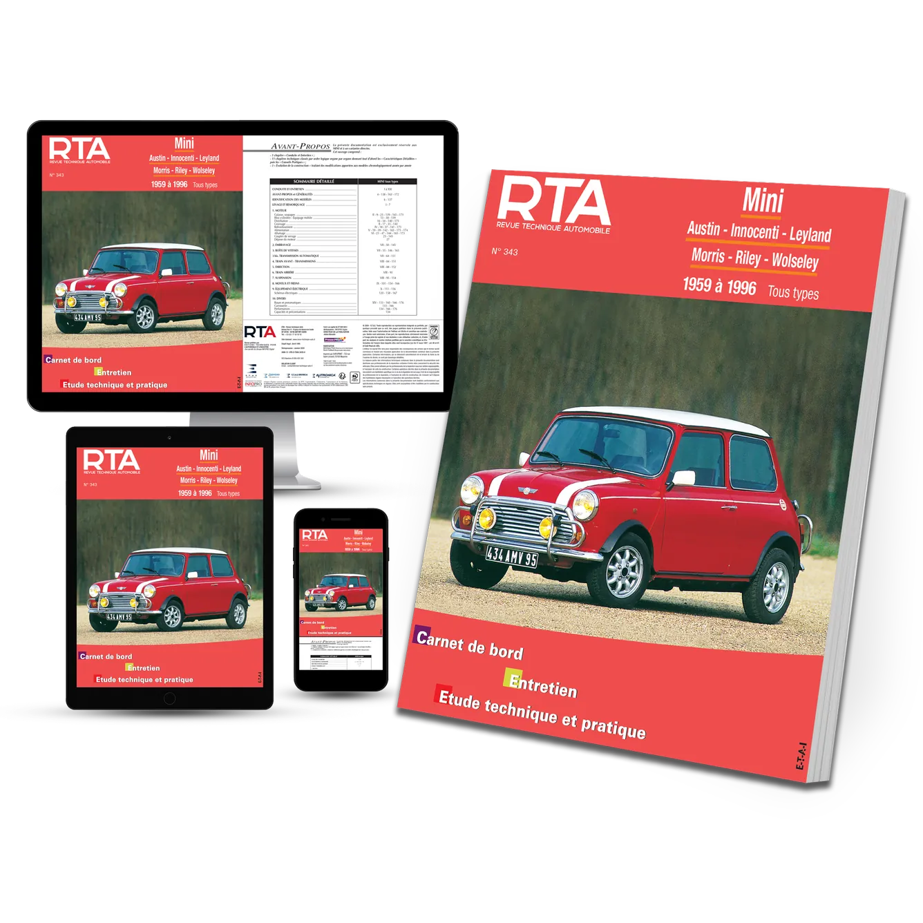 Austin Mini tous types (1959 - 1996) - Revue Technique