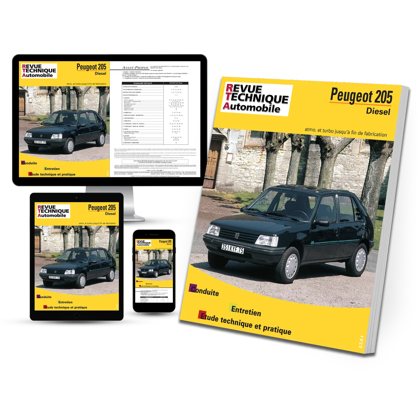Peugeot 205 (1983 - 1998) diesel - Revue Technique