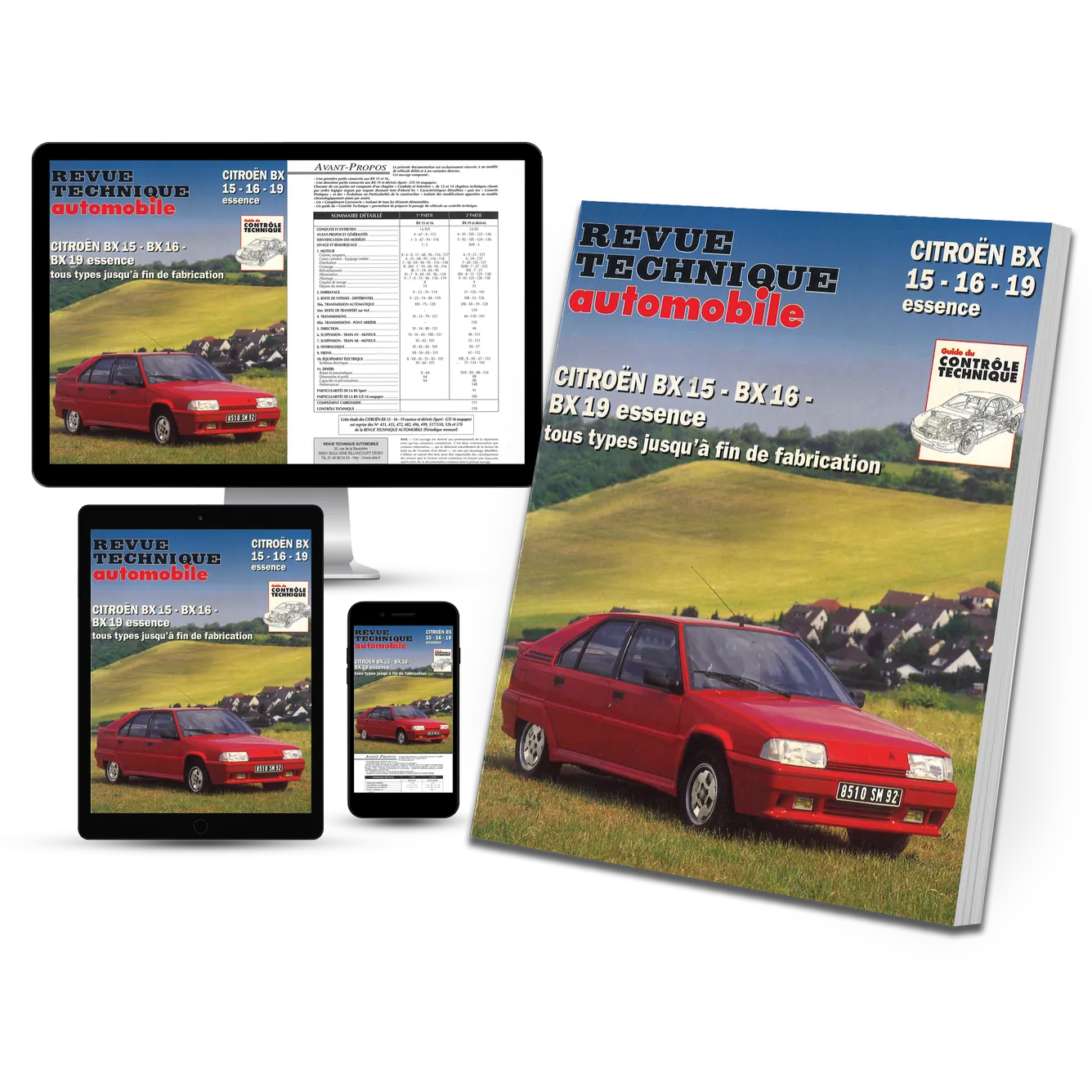 Citroën BX 15 / 16 / 19 (1982 - 1993) - Revue Technique