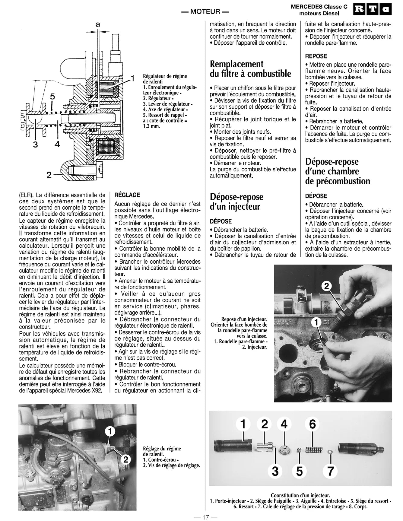 Mercedes-Benz Classe C phase I (1993 - 1995) - Revue Technique