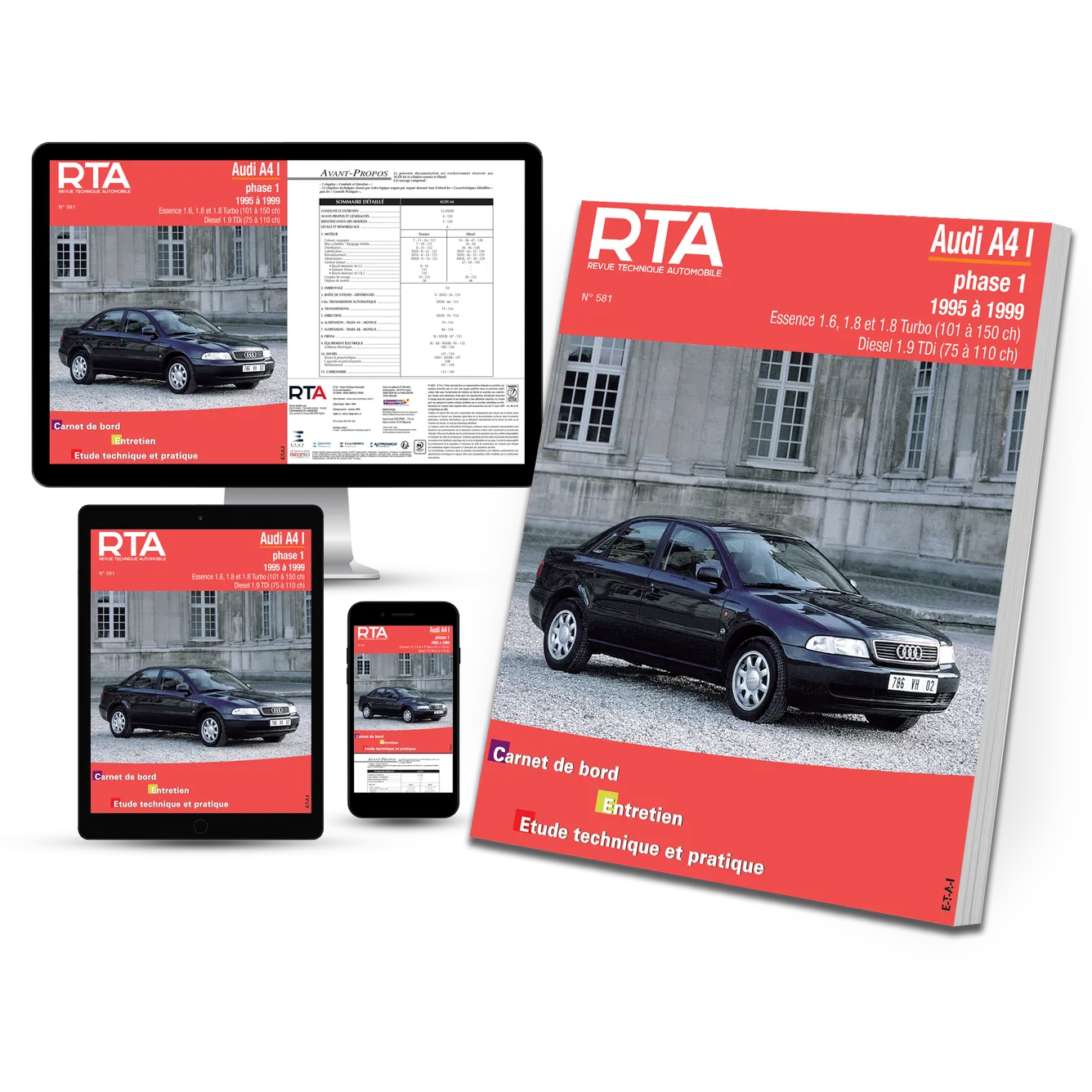 Audi A4 I phase 1 (1995 - 1999) - Revue Technique