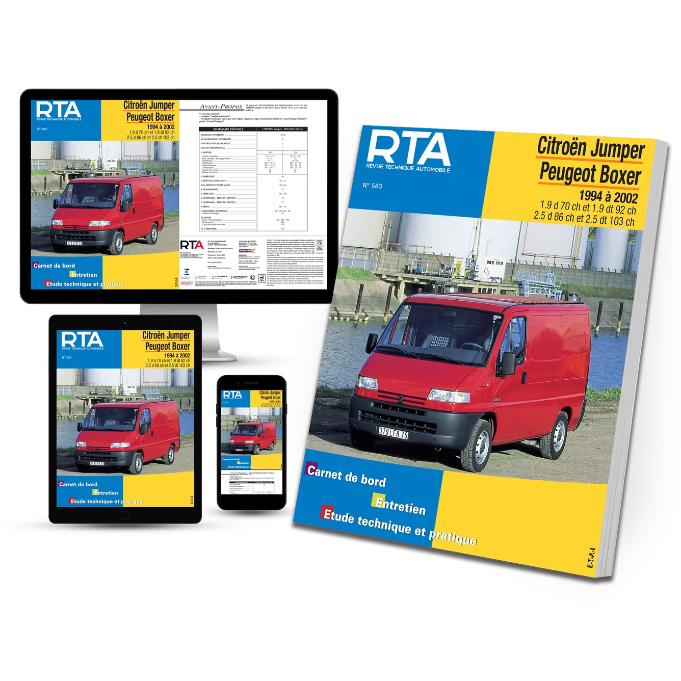 Citroën Jumper - Peugeot Boxer I (1994 - 2002) - Revue Technique