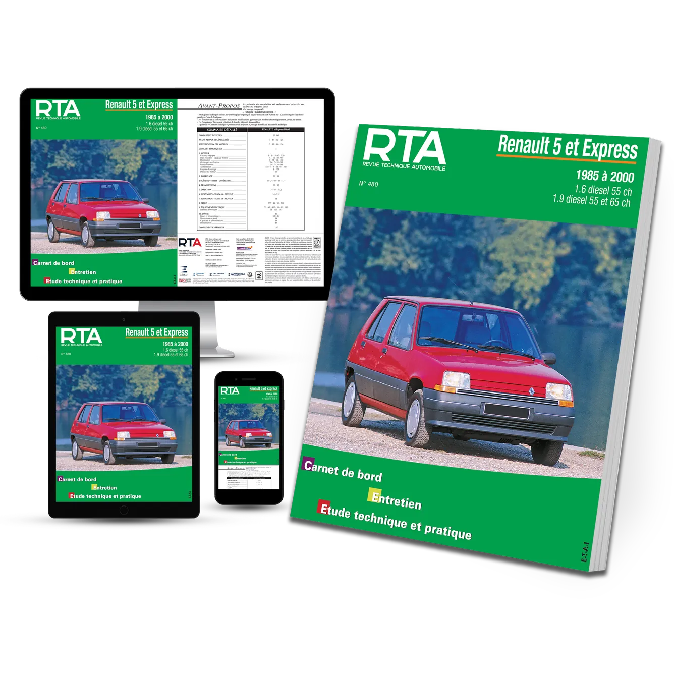 Renault 5 et Express (1985 - 2000) diesel - Revue Technique
