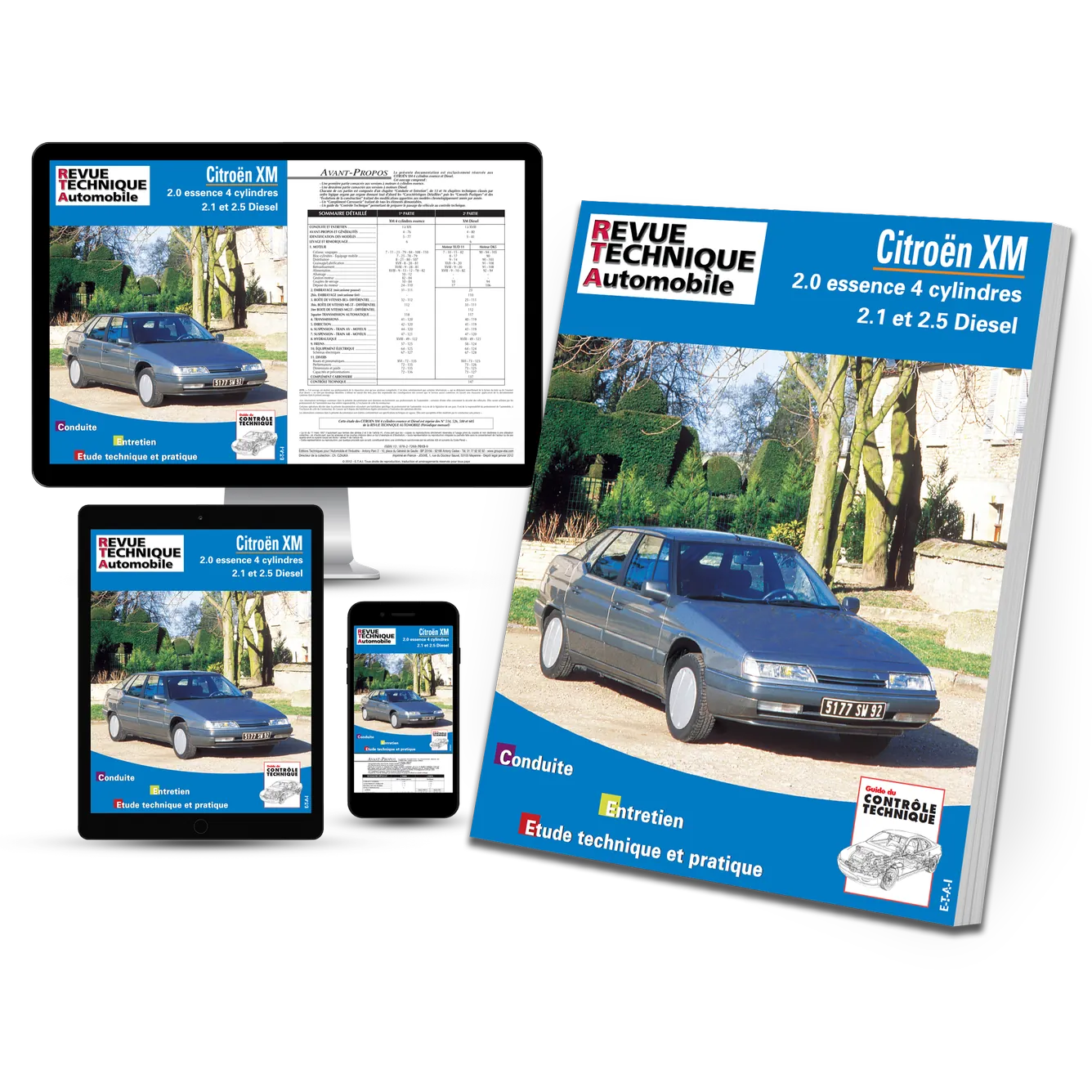 Citroën XM (1989 - 2001) - Revue Technique