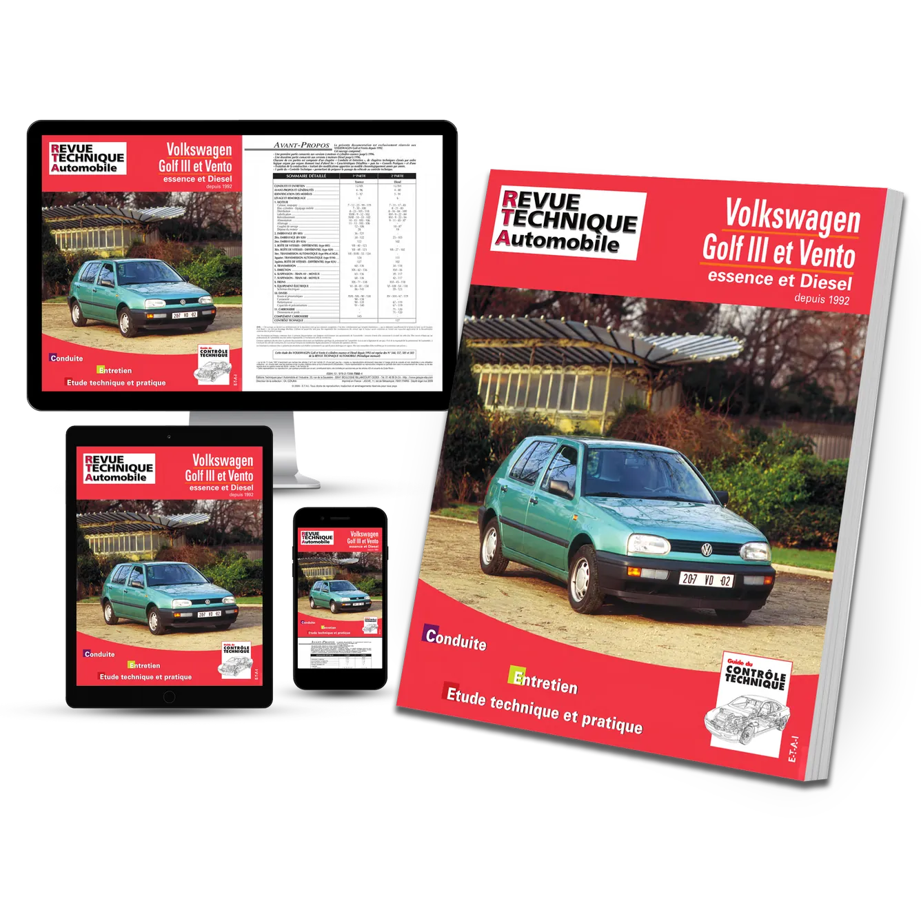 Volkswagen Vento / Golf III (1992 - 1997) - Revue Technique