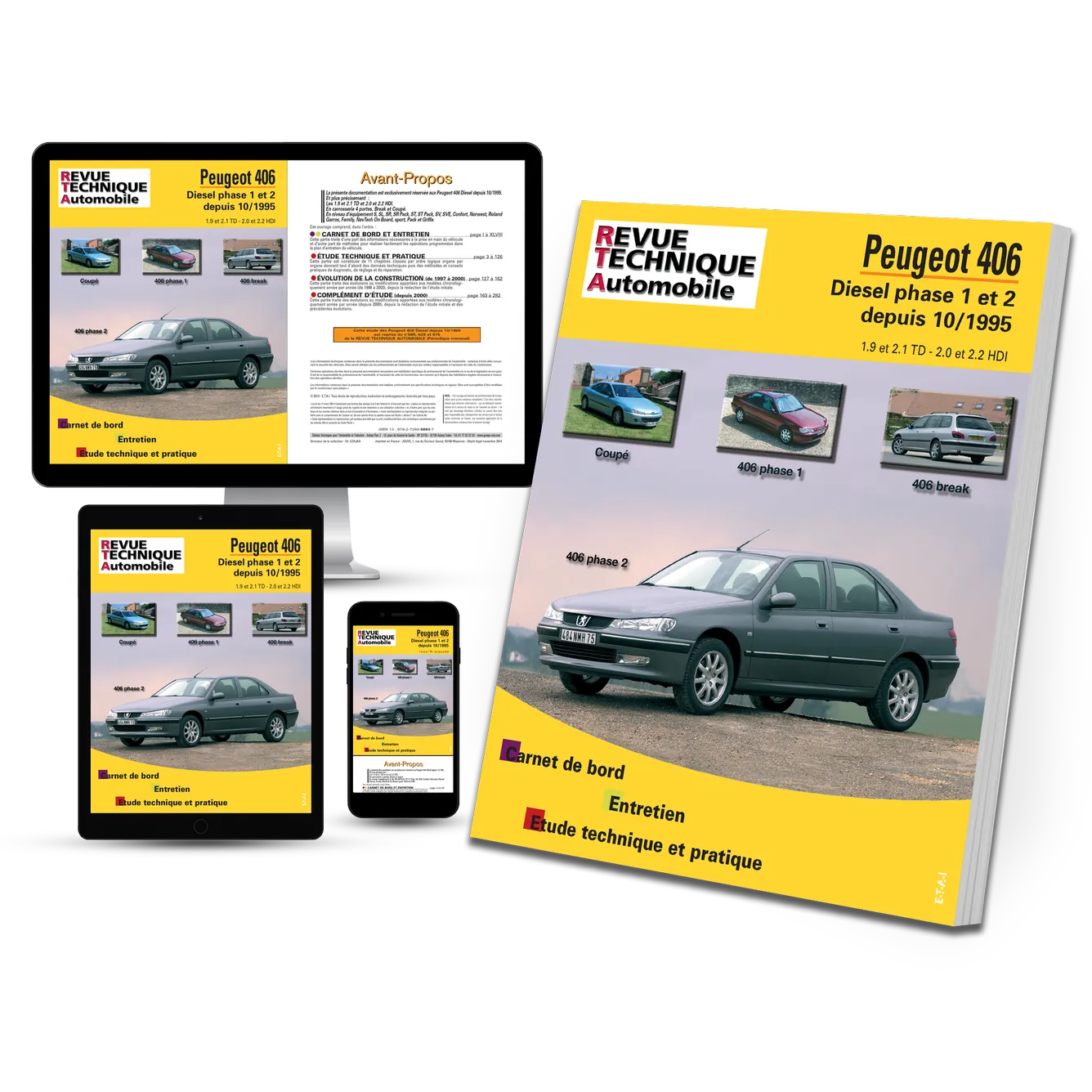 Peugeot 406 (1995 - 2004) diesel - Revue Technique