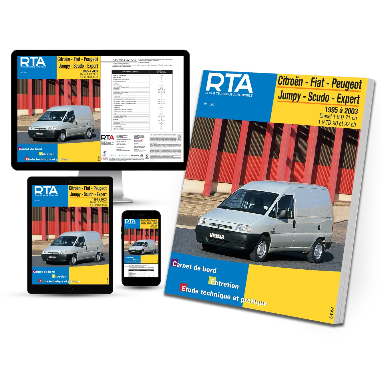 Citroën Jumpy / Fiat Scudo / Peugeot Expert I phase 1 (1995 - 2003) - Revue Technique