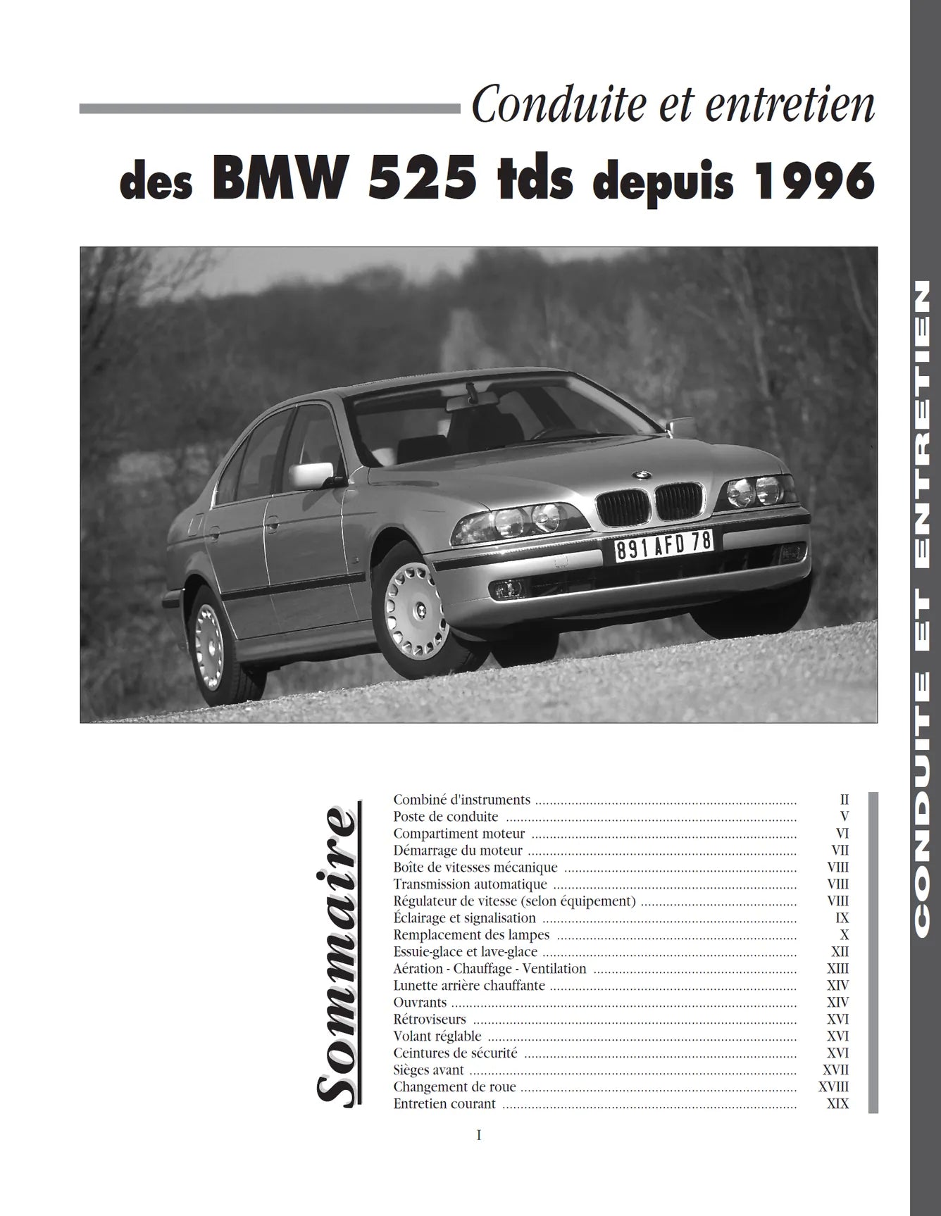 BMW Série 5 IV (E39) phase 1 (1996 - 2000) - Revue Technique