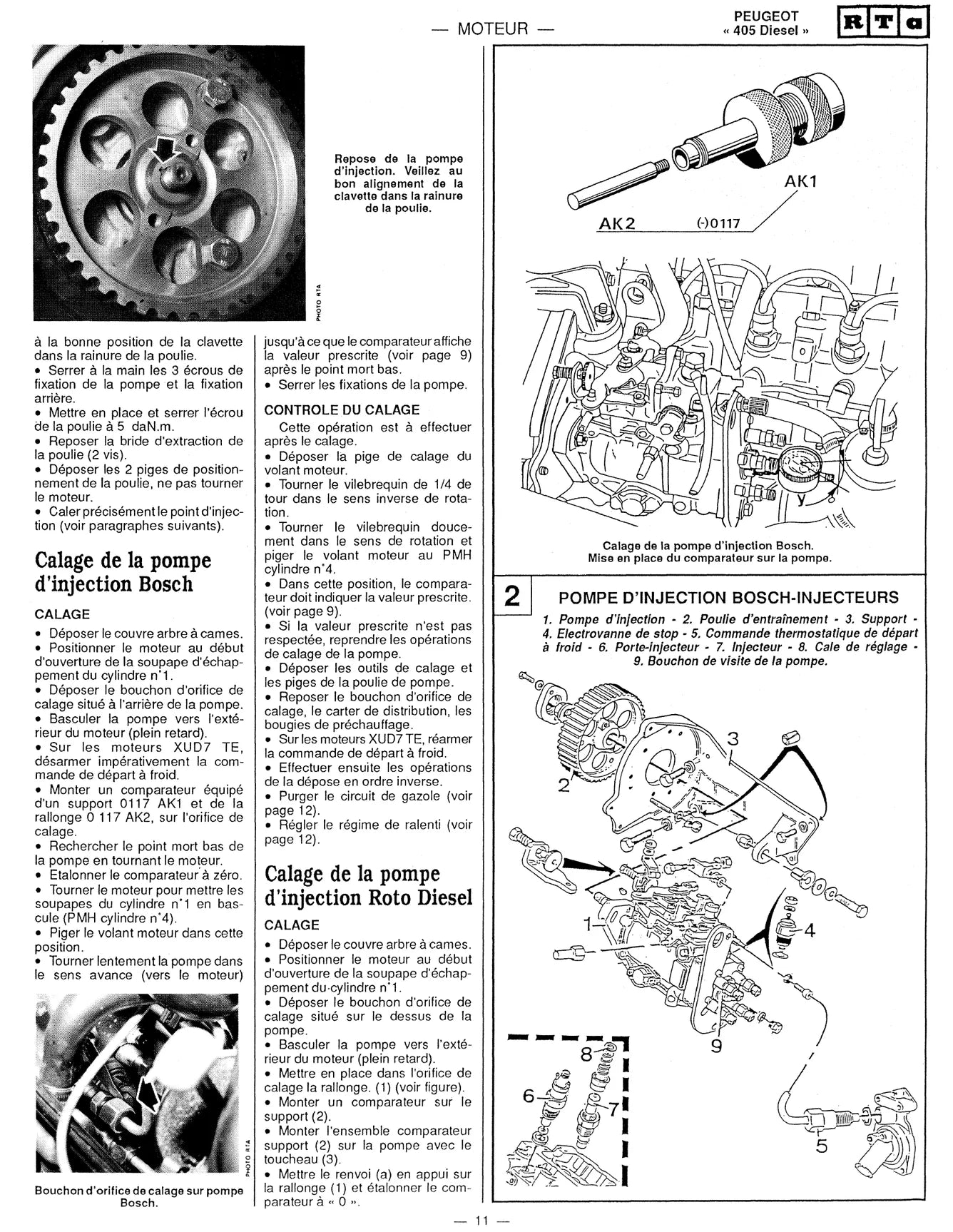 Peugeot 405 (1987 - 1995) - Revue Technique