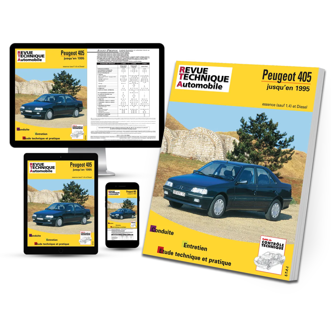 Peugeot 405 (1987 - 1995) - Revue Technique