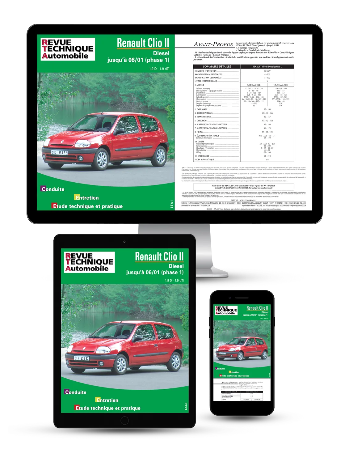 Renault Clio II phase 1 (1998 - 2001) - Revue Technique