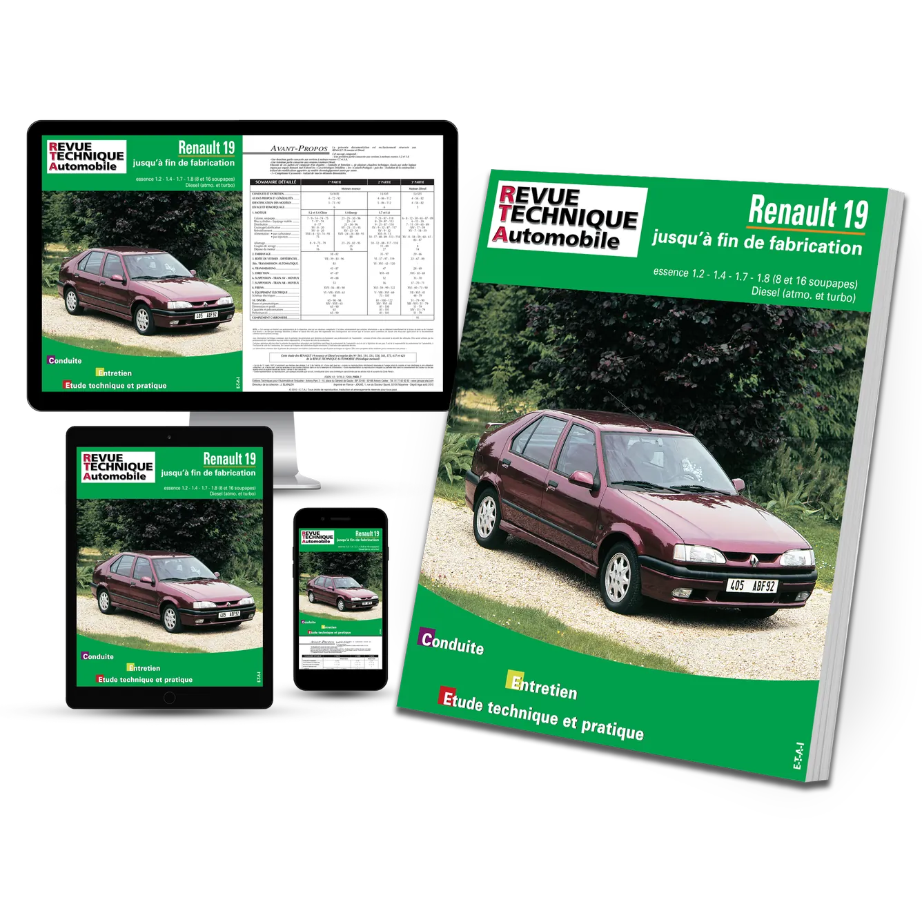 Renault 19 (1988 - 1997) - Revue Technique