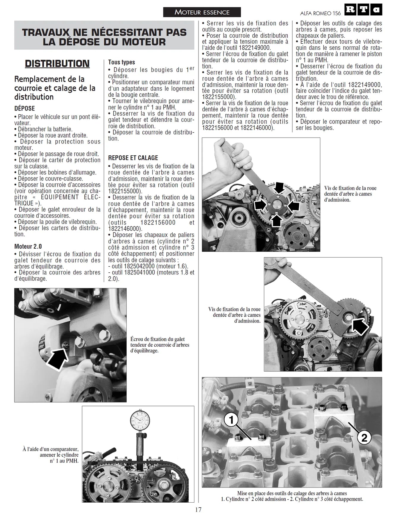 Alfa-Roméo 156 (1997 - 2001) - Revue Technique